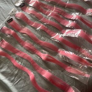 Pink Hair Extensions